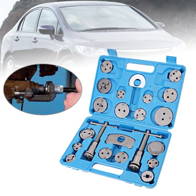 Car Repairing Tool, 22Pcs Universal Disc Brake Caliper Piston Rewind Wind Back Tool Kit Set For Car Repairing