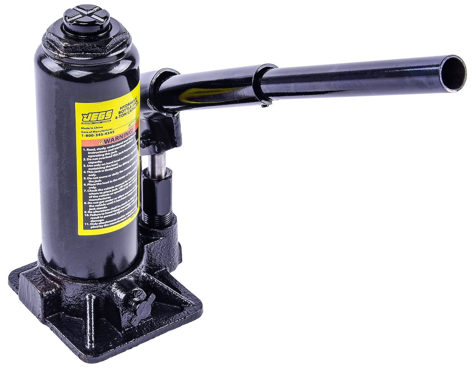 JEGS 79006 Bottle Jack 4-Ton Capacity