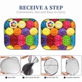 thumbnail image 6 of Kll Brightly Colored Cupcakes Windshield Sun Shade 2-Piece Foldable Car Front Window Sunshade For Most Sedans Suv Truck- Medium, 6 of 7