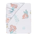 thumbnail image 4 of Bedtime Originals Disney Baby The Little Mermaid White Fitted Crib Sheet - Ariel, 4 of 6