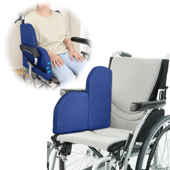 Wheelchair Side Support Cushions for Seniors – L-Shaped Padded Wedge for Improved Posture and Positioning