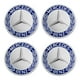 thumbnail image 3 of Hub 75 mm Tapa de llanta Emblema Insignia Tapacubos para Mercedes Benz Azul 4PCS, 3 of 7
