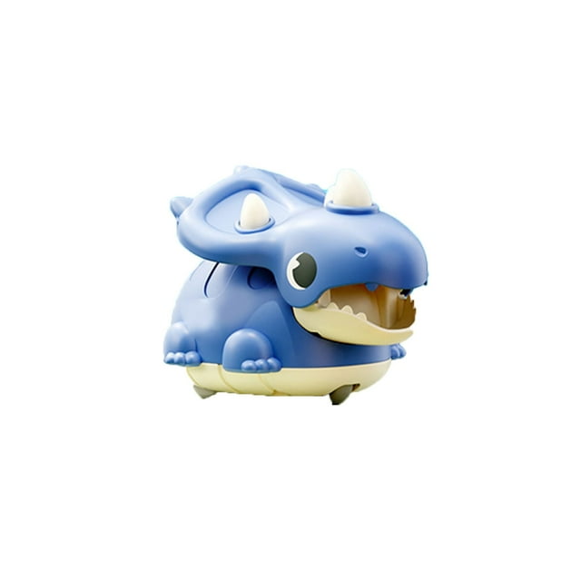 GHEVP Ride On Toys For 1 Year Old,Press Calf Baby Crawling Grasping Educational Toy Car Sliding Interactive Animal Car Blue
