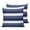 Navy, variant on Navy Blue Ombre Stripe 18x18 Pillow Covers Set of 2, Abstract Art Modern Blue Striped Throw Pillow Covers Decorative Couch Cushion Case, Microfiber Square Pillowcases for Bedroom Car Living Room