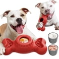 thumbnail image 1 of Juguete para Masticar Perros SHINKAI Interactivo Congelado para Rellenar en Rojo, 1 of 6