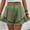 Green, variant on Dolkfu Shorts for Women 2026 Layered High Waist Ruffle Bloomer Shorts Y2k Green Elastic Women Shorts L