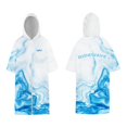 thumbnail image 5 of Albornoz de playa con capucha, toalla de baño, poncho, cremallera de felpa de doble cara, albornoz para cambiarse de surf, 5 of 5