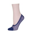 thumbnail image 2 of MeMoi Fishnet Shoe No Show Liner Socks - Womens - Female, One Size, Silver, 2 of 3
