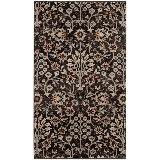 Safavieh Serenity 8'6" X 12' Power Loomed Rug in Brown and Creme