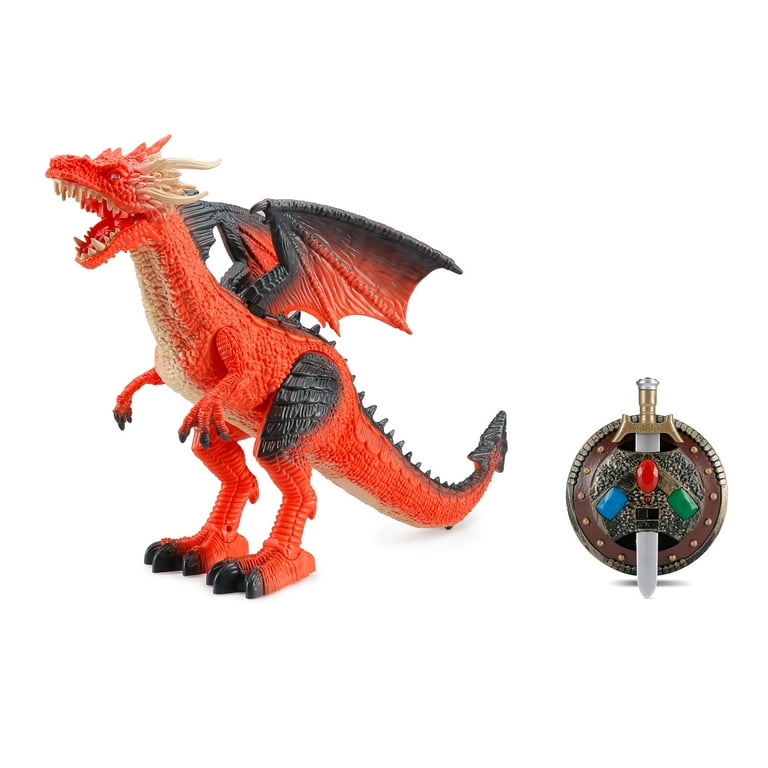 New Bright Infrared (I/R) Remote Control Red Dragon with Lights