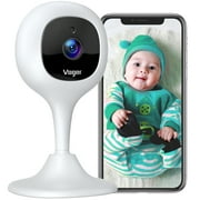 Voger VP230 Baby Monitor Camera with 2-Way Audio 1080P Wifi Home Security Camera with Motion Detection Night Vision, Compatible with Google Home