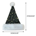thumbnail image 5 of YUUZONE Christmas Santa Hat with White Brim for Christmas Festival Party New Year Headwear Santa Costume Accessory Gift, 5 of 21
