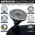 thumbnail image 5 of MIRRORVANA Fogless Shower Mirror for Shaving with Razor Holder, Upgraded Suction, Anti Fog Shatterproof Surface and 360° Swivel, 8-Inch, 5 of 6
