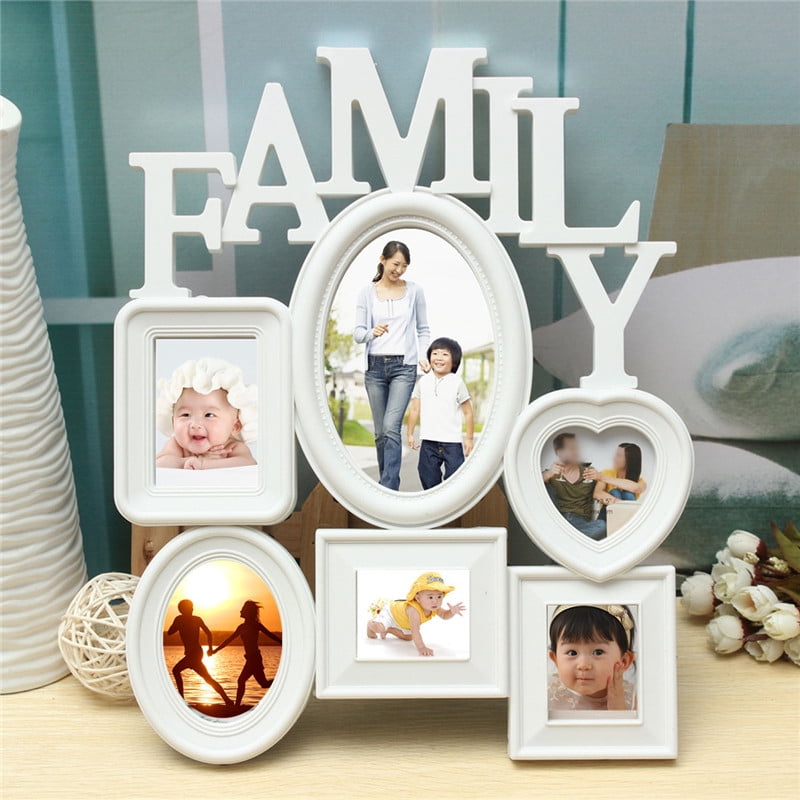 Multisized Picture Frame Family Wall Collage Photo Holder