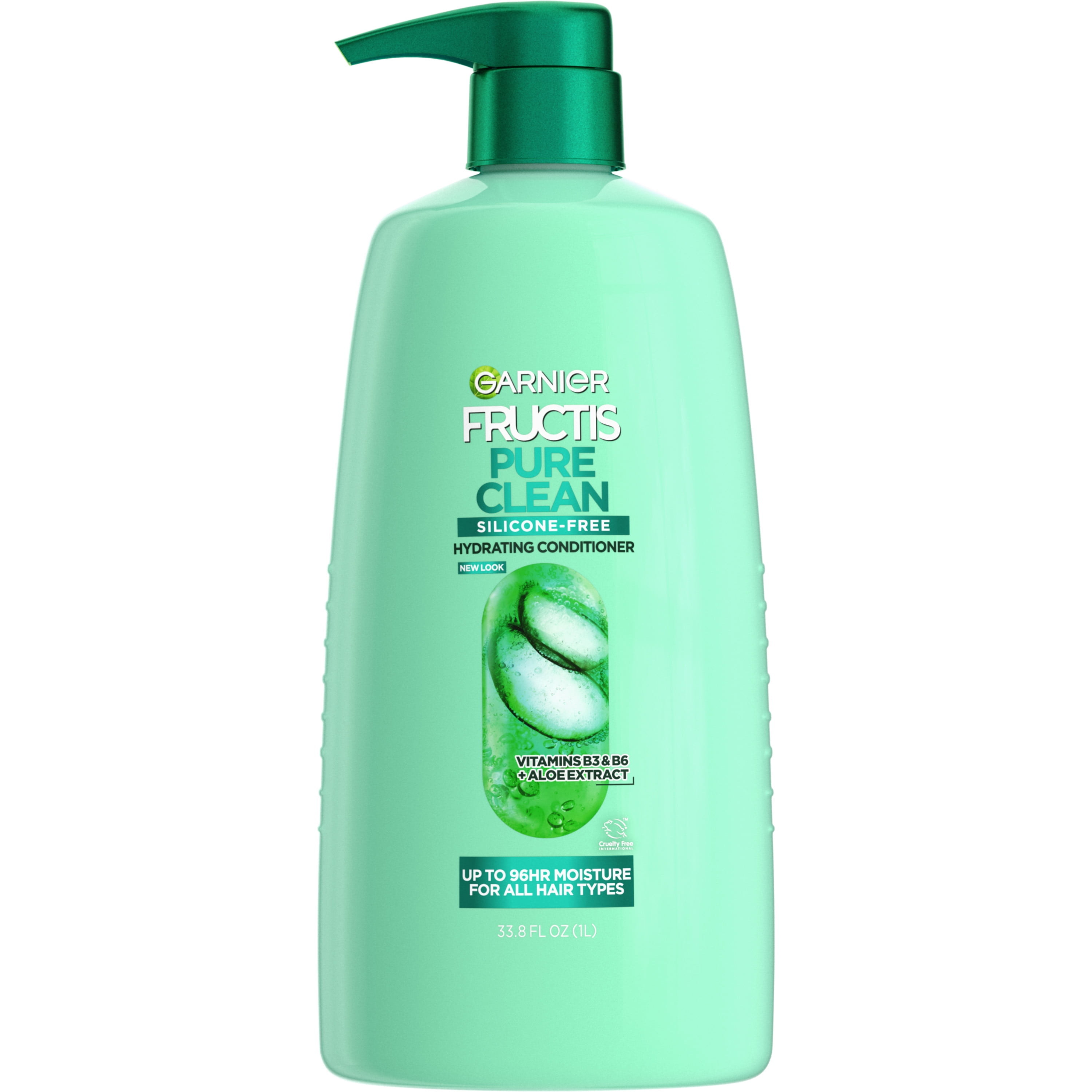 Garnier Fructis Pure Clean Hydrating Conditioner with Aloe Extract, 33.8 fl oz