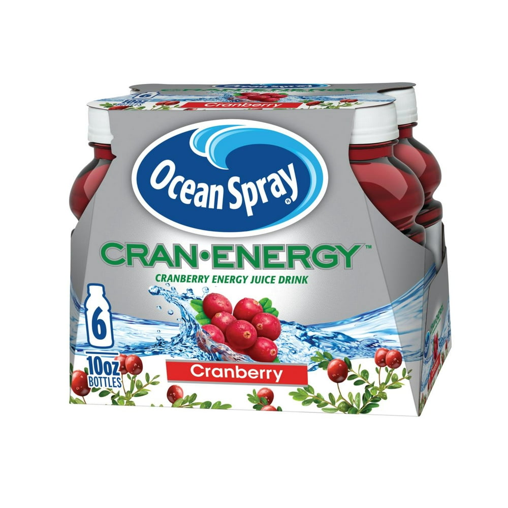 Ocean Spray Cran Energy Cranberry Juice Drink 10 Fl Oz 6 Count 5647