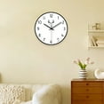 thumbnail image 6 of Zenithome Wall Clock Silent NonTicking Battery Operated 8 Inch Quartz Decorative Easy To Read School Clock 1AA Small Home Appliances, 6 of 8