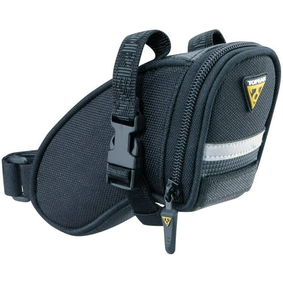 Topeak Aero Wedge Seat Bag - Strap-on, Micro, Black