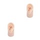 thumbnail image 2 of Jumpingount Modelo de oreja de silicona Herramientas de aprendizaje de oreja falsa Textura delicada derecha 2piezas Bien, 2 of 6