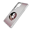 thumbnail image 2 of Florida State Seminoles Linen Logo Galaxy Clear Case, 2 of 6