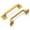 Brushed Golden Brass, variant on Hickory Hardware Forge 96 Millimeter Center to Center Satin Nickel Cabinet Pull H076701-SN
