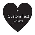 thumbnail image 1 of 100 PCS Personnalisé Fait n'Importe Quel Texte Accrocher Tags Coeur Forme Personnalisé Mariage Faveur Cadeau Tags, 1 of 1