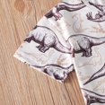 thumbnail image 5 of Fesfesfes Toddler Kids Baby Boys Summer White Dinosaur Print Top Shorts Clothes Suit, 5 of 9