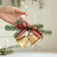 thumbnail image 5 of Fwttom Christmas Bells - Vintage Metal Hanging Bells Ornaments Holiday Gold Bells for Christmas Decorations Indoor Outdoor Xmas Tree Wreath Garland, 5 of 7