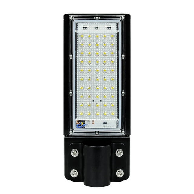 Mistaha AC180-240V 50W 50LEDs Lampe de Rue avec Support de Montage Connexion Filaire Lampe de Rue IP65 Résistante à l'Eau