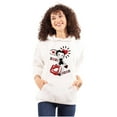 thumbnail image 3 of Retro Betty Boop Hugs Kisses XO Love Women Plus Size Hoodie Brisco Brands 2X, 3 of 4