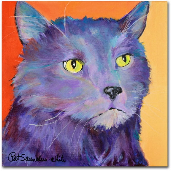 Trademark Fine Art "Frenchy" Canvas Art by Pat Saunders-White