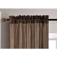 thumbnail image 3 of SAMIMPORT-2011 Brown Cross Pattern Rod Pocket Sheer Curtains, 54” x 84” (2 Panels), 3 of 3