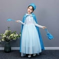 thumbnail image 2 of Cape Princesse à Sequins Colorés pour Filles - Costumes de Fête d'Anniversaire d'Halloween, 2 of 6