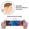 thumbnail image 4 of Lsque Cool Cat In Sunglasses Pattern Sweatbands Sports Headband for Men & Women - Moisture Wicking Athletic Cotton Terry Cloth Sweatband for Tennis, Basketball, Running, 4 of 9