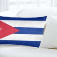 thumbnail image 6 of Cuban Flag Throw Pillow Cushion Cover Decorative Rectangle Pillow Case 20"x30", 6 of 7