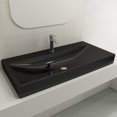 thumbnail image 7 of BOCCHI 1079-005-0126 Scala Arch 39.75 Wall-Mounted Fireclay Sink In Black, 7 of 7