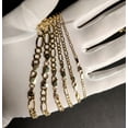 thumbnail image 4 of 14K Yellow Gold Figaro Chain Necklace, 2mm - 7.5mm 16" - 28" Inch, 14k Thick Link Chain, Real 14k Gold Chain, Gold Figaro Chain, Men Women (Width:7.2mm; Necklace length:20;), 4 of 5