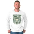 thumbnail image 5 of Country Western Bull Animal Skull Long Sleeve TShirt Men Women Brisco Brands X, 5 of 6