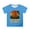 Sky Blue, variant on WhouRiu Toddler Girls Tshirt Cartoon Capybara Print Short Sleeve Tops Child Comfy Stylish Loose Casual T Shirts Black,Sized 3-4