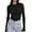 Black, variant on Ekouaer Women's Long Sleeve Shirts Tight Fitted Tops Crewneck Underscrubs Tee Lightweight Basic Thermal Undershirts