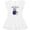 AA-White, variant on Inktastic Happy Birthday, Mimi- Cute Penguins Girls Toddler Dress