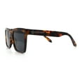 thumbnail image 6 of Classy Oversized Horn Rim Hipster Plastic Retro Fashion Sunglasses Tortoise - Black, 6 of 7
