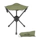 thumbnail image 1 of Taburete giratorio para acampar, taburete trípode plegable, silla portátil con bolsa de almacenamiento para senderismo, playa, caminatas, conciertos, Verde, 1 of 8