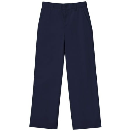 Classroom School Uniforms Big Kid Plus Stretch Flat Front Pant 51943AZ, 12h, Dark Navy