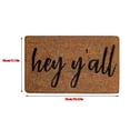 thumbnail image 2 of Welcome Doormat Rustic Farmhouse Front Door Mat, Brown Coir Style Non Slip Entry Rug for Porch Patio Indoor Outdoor Home Entrance Decor 17.7 x 29.5 Inch, 2 of 4
