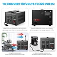thumbnail image 3 of Convertidor de voltaje Anbull 1000W 220-240V a 110-120V, 3 of 7