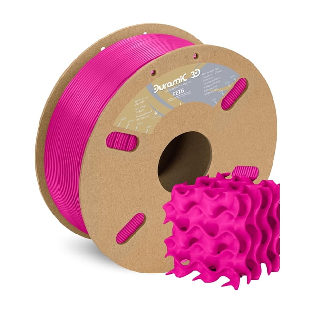 Filamento de impresión 3D DURAMIC 3D PETG 1.75 mm magenta 1 kg