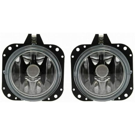 KarParts360 For 2004 2005 2006 2007 2008 Mitsubishi Galant Fog Light Assembly Driver and Passenger Side Pair w/Bulbs Replaces MI2592112 MI2592112