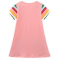 thumbnail image 2 of Vestido Hongshilian para niñas pequeñas, algodón, estampado de dibujos animados, 5T, 2 of 7
