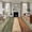 Seaweed Green, variant on Farmhouse Yellow Brown 2'x3' Washable Rug, Vintage Wooden Striped Non-Slip Soft Doormat Area Rugs for Entrance Bathroom Bedsides, Front Doormat Carpet for Kitchen Bedroom, Entryway Floor Mat